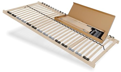DreamBase Lattenrost 120x200 – 7-Zonen – FSC-Birke – Selbstmontage | 7-Zonen, FSC-Birken-Schichtholz, zur Selbstmontage, stabiler Lattenrahmen, für alle Matratzen