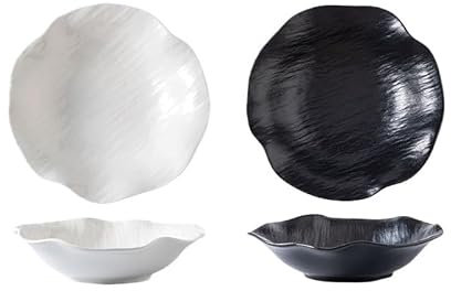 Piatto da Cena Piatto in ceramica smaltata colorata, piatto da portata in stile cinese, semplice motivo in pietra, piatto fondo, piatto for verdure, insalatiera, ciotola profonda Piatti Piatto(C)