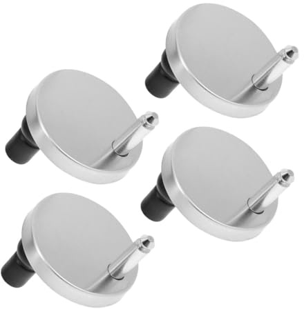 HOMSFOU 4 Piezas Kit de Tornillos y Tuercas de Fijación para Asiento de Inodoro Bisagras de Liberación Rápida Inoxidable Instalación Sencilla y Estabilidad Fuerte para Uso Doméstico y