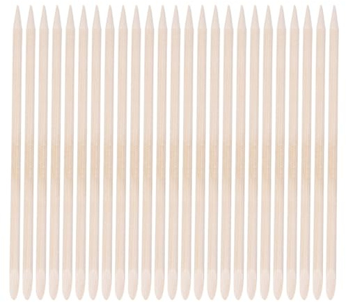 HOMOCONO Set 150 Pezzi per Manicure e Pedicure Bastoncini in Legno Spingi-cuticole Doppia Estremità, Pulizia Delicata Unghie, per Uso DIY e Salone