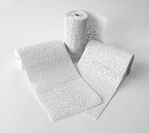 BCreative Modroc Plaster of Paris Pappmaché-Klasse, 8 cm x 3 m, 16 Rollen für Kindermodellierrollen