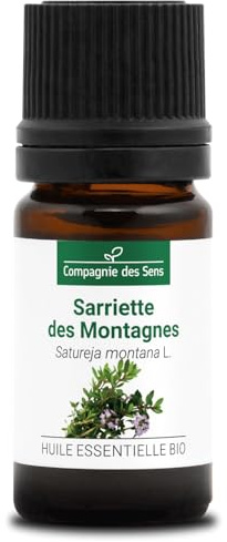 SANTOREGGIA DI MONTAGNA BIO - 5mL - Olio Essenziale - 100% Puro, Naturale, Garantito ChromaCert® - Chemiotipizzato & Integrale