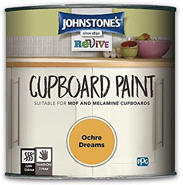 Johnstone's 431005 Cupboard Paint Ochre Dreams 750 ml