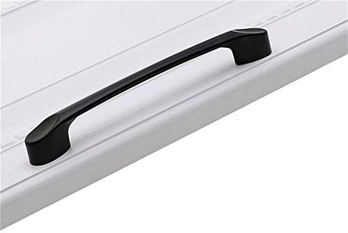 Küchenschrank Möbelgriffe, Schwarz Küchenschrank Griffe, Zink-Legierung Schwarz Kabinett Griffe American Style Küchenschrank Türgriffe Schubladenknöpfe Mode Möbelbeschläge ( Color : 1300A 16.8cm )
