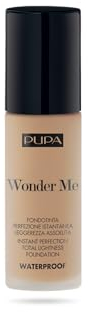 Pupa Wonder Me Waterproof Liquid Foundation (050 Deep Sand Warm) - Sofortige Perfektion und absolute Leichtigkeit, langanhaltend, wasserfest und feuchtigkeitsbeständig, Format 30 ml
