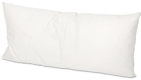 MSS e.K. Federkissen | Größe: 40 cm x 80 cm | Füllgewicht: je 600 Gramm | 100% Baumwolle | kein Lebendrupf | Kissenfüllung | NOMITE Zertifiziert - milbenfrei | schadstoffgeprüft