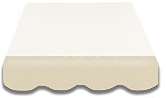 Leudus Markisen Volant Markisenbespannung Sonnenschutz Ersatzstoffe 4.35m*23cm SPD001 Sonnenmarkise fertig genäht