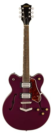 Gretsch G2622 Streamliner Center Block Double-Cut V-Stoptail Burnt Orchid - Halbakustik Gitarre