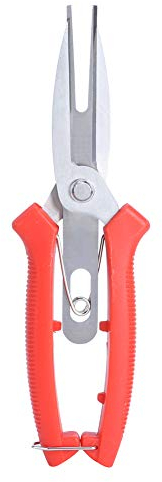 TOPINCN Cesoie per Potatura Attrezzi Agricoli Potatore Giardinaggio Forbici per Potatura di Mele Cesoie a Doppia Bocca Forbici per Alberi di Pero per Fiori Diradati in Acciaio Inossidabile