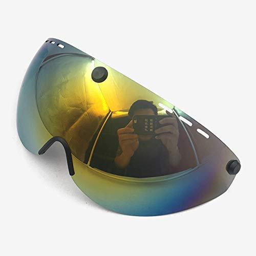 SteFik KF-Visor, Occhiali da Ca-SCO Ca-SCO Ca-SCO Ciclismo Lens Aero Ca-SCO Bike Triathlon TT Road Cycling Caspetto Len Time Trial Goggles Accessori Adatto Compatible with Cairbull,Casco per Moto
