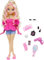Barbie Dream Besties Playset, Barbie “Malibu” Posable Fashion Doll with Wavy Blonde Hair, 11 Makeup & Hair-Themed Accessories, HYC21