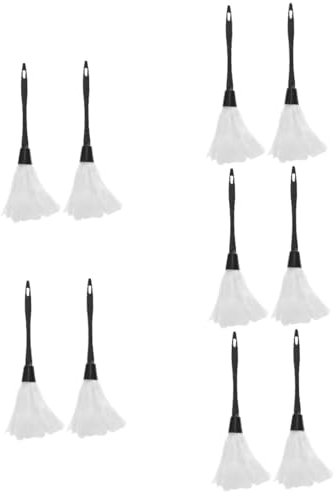 Healeved 10piezas Duster De Maid De Halloween para Accesorio De Fiesta y Cosplay De Plumero para y