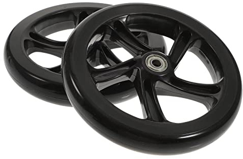 NAMOARLY Stunt Scooter Räder 180mm Pu Hoch Elastisch Verschleißfest Mit Lagern Roller Ersatzteile Für Straßen Und Plätze