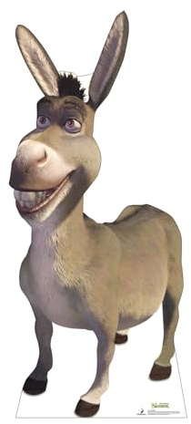 Cardboard People Donkey Life Size Cardboard Cutout Standup - Shrek (2001 Film)