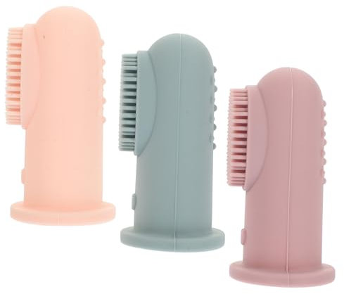 Ipetboom 3pièces Brosse à Dent Silicone Pour Garçon Fille Ergonomique Et Douce Lot De Brosses à Dent Pour Garçon Fille