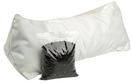 EastVital Tartary Buckwheat Pillow 17x6″ – Adjustable Support for Neck, Back & Knee Pain Relief, Breathable Cotton & Buckwheat Hull Pillow – 2.4 lbs