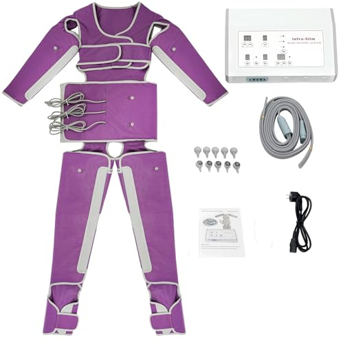 Appareil de drainage lymphatique massage, 400 W, pressothérapie infrarouge lointain, 35-80 °C, massage électrique pour tout le corps, salon de