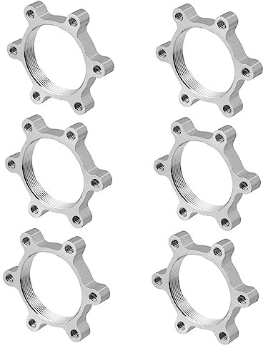 3 Ensembles Adaptateur De Moyeu Pour Vélo Boulons Flasque Accessoire De Cyclisme Compatibilité Cnc 6 Pièces * 3
