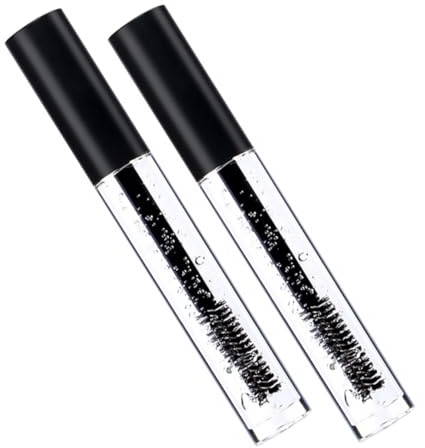 DECORNIJIA Gel Liquide Fixateur pour Sourcils Imperméable et Transparent 3.8g 2 Pièces en Plastique Facile à Brosser Maquillage des Sourcils Solide