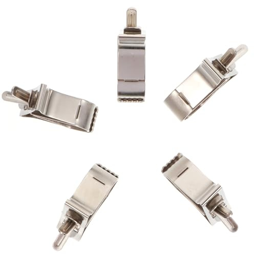 Gadpiparty 5 Stück Teiliges Edelstahl Vogelkäfig Futterclips für Papageien Obst Gemüse Halter Leicht Praktisch Vielseitig für Saubere Fütterung und Ordentlichen Käfig