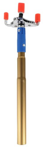 SWOOMEY Herramienta Desmontaje Sensor de Humo Aluminio Tamaño Pequeño con Poste Corto 30 Cm para Extracción Segura y Mantenimiento de Detectores de Humo y Fuego