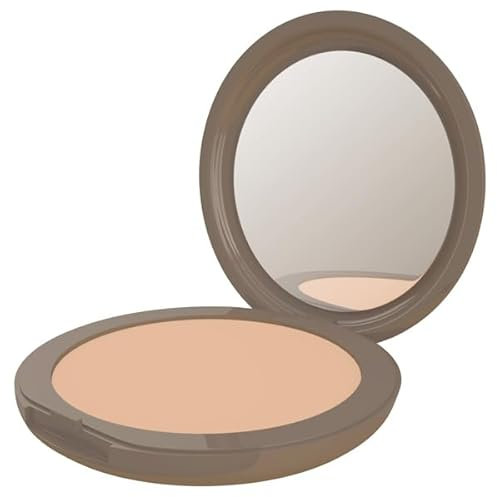 Neve Cosmetics fondotinta compatto con specchietto incorporato Flat Perfection levigante, coprenza media | Medium Neutral