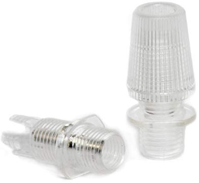 Serracavo, Bloccacavo in Plastica; Per cavo elettrico in tessuto/tessile. Confezione 10 Pezzi (Trasparente)