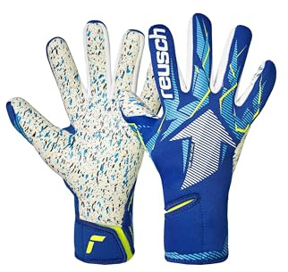 Reusch Profi Torwarthandschuhe Kinder | herausragender Allwetter-Grip | 4mm Profi-Haftschaum, sichere Passform, für Training & Spiel, für Naturrasen & Kunstrasen, Größe 4-7, Fastgrip Fusion Junior