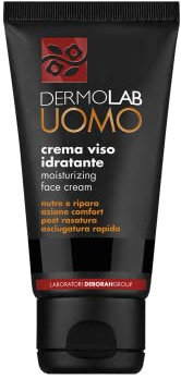 Dermolab Uomo - Crema Viso Idratante, per Tutti i Tipi di Pelle, con Aloe Vera e Olio di Cocco Idrogenato, Effetto Idratante e Rigenerante, Previene l'Invecchiamento, Dermatologicamente Testato, 50 ml
