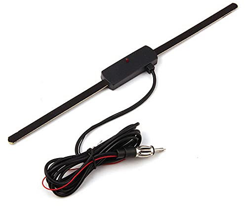 Antenna radio elettronica auto 1pcs parabrezza auto AM FM Radio Antenna segnale amplificatore Booster 12V universale auto Antenna Booster Stereo Radio segnale amplificatore Amplificatore
