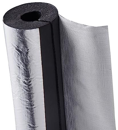 NUACOS Tubo Aislante de Espuma, Fundas de Aislamiento Térmico para Tuberías Exteriores, Retardante De Llama, Anticongelante, ID 22mm-114mm, Espesor 20mm/30mm, Longitud 950mm,20mm/0.78in,114mm/4.48in