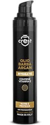 CREST - Olio Barba Argan - Idratante - Con Vitamine E - Nutriente e Ammorbidente - Professionale - Protettivo
