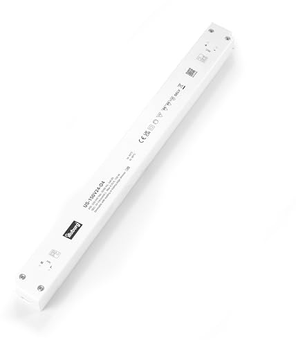 illuburg LED Trafo 24V Dimmbar Triac Slim 30W - 150W für LED Strip Lampe LED Netzteil Treiber Transformator Vorschaltgerät Driver