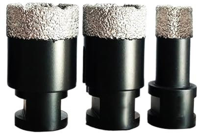 1 PC forets brasés au diamant sec forets de forage granit marbre pierre M14 fil diamant sec scie cloche, 35mm