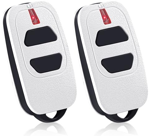 AKVF Telecommande Portail 433,92MHz Compatible avec DEA GTI2/4, GT2/4, Mio TR2/4, Mio TR2N/4N Télécommande pour Porte de Garage, Lot de 2