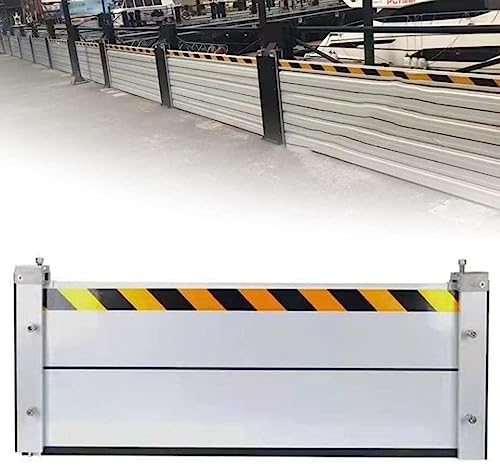 FGDIUCVN Aluminium-Hochwasserschutzsystem für Parkplätze, Einfahrtstor, Barrieren zur Vermeidung von Überschwemmungen, hohe Beständigkeit gegen Wasserdruck, einfache Montage und Demontage,