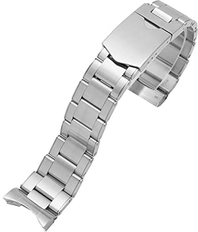 JUANZD 22mm graues Edelstahl-Uhrarmband mit Oyster-Design und Deployant-Schließe für Tudor Black Bay 79230/79730 Heritage Chrono Uhren
