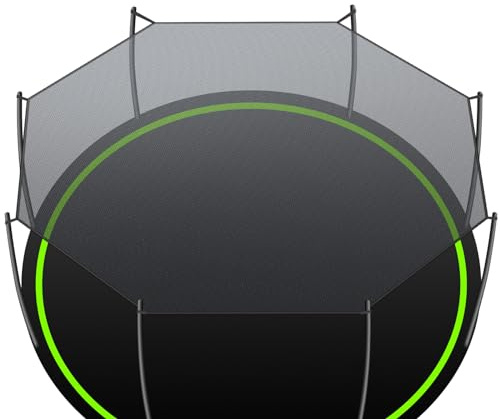 SATINIOR Outdoor Trampoline Tent Cover Regular Octagon Trampoline Canopy Awning Frameless Shade Cover for Sun Protection Accessories(14 ft)