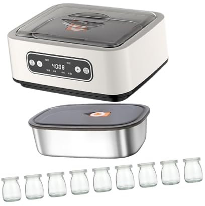 Baoblaze Máquina de fermentación de Fabricantes de Yogurt, Yogurt casero de Bricolaje de bajo Ruido, multifunción de Calentamiento de Temperatura Constante, con Taza