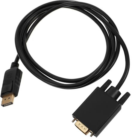 DIYEAH 1.8m Cable De Conversión Displayport Vga Adaptador para Computadora Portátil Escritorio Monitor o Proyector Cable De Video para Pantalla