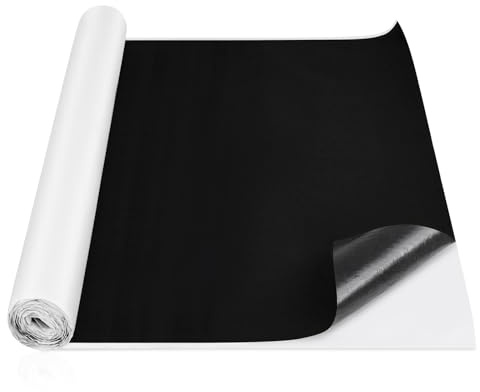 Nuanchu 51.6 sq ft 47.2 x 157.5 in Black Underfelt Carpet with Adhesive Back for Speaker Sub Box, Underfelt Carpet for RV, Boat, Marine, Auto, Truck, Car Trunk, Door Liner, Desk