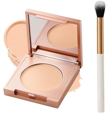 CC Undereye Corrector,Concealer Augenringe,Concealer,Hydrating Camo Concealer,Augenpflege Concealer,Mittlere Deckkraft Under Eye Brightener Wasserdicht Augenring Makelloses Aussehen (Natürliche)