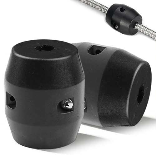 Lot de 2 Tuyau Robinet Cuisine Contrepoids, 300g Boule de Poids pour Douchette Cuisine Salle de Bain Compatible avec la Plupart des Tuyaux (Noir)