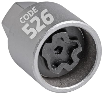 SW-Stahl 02383L-6 Felgensicherung Adapter 526 für VW Felgenschloss | Passgenauer Radsicherung-Aufsatz zur Demontage der Radschrauben - Hochwertiger Ersatz-Schlüssel für Volkswagen PKW