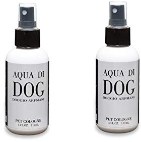 Sempré by Nature Labs Designer Pet Colognes, Pet Fragrances for the Best Smellers. (2) 4oz Bottles (Aqua Di Dog)