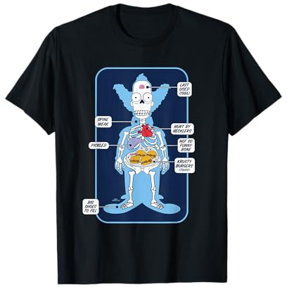 Radiografía de Krusty el Payaso de Los Simpson Camiseta
