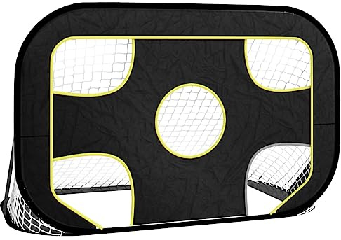 vidaXL Fußballtor mit Torwand 120x80x80 cm Polyester