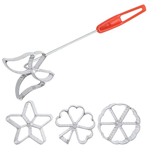 Rosette Set4Pcs Cake Printing Pastry Mold Biscuit Dessert Maker Waffle Model Set Baking Accessories