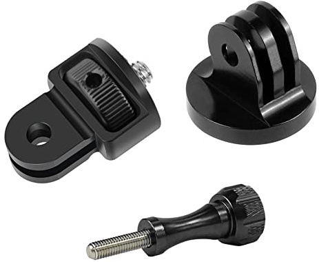 Aluminium 1/4 Zoll Kamera Halterung Adapter, Gewinde Mount Adapter, Stativ Mount Adapter für GoPro, Sony, Xiaomi oder Andere Aktion Kamaras