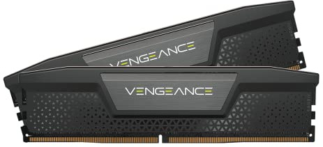 CORSAIR Vengeance DDR5 RAM 64GB (2x32GB) 6800MHz CL32 Intel XMP iCUE Kompatibler Computerspeicher - Schwarz (CMK64GX5M2X6800C32)